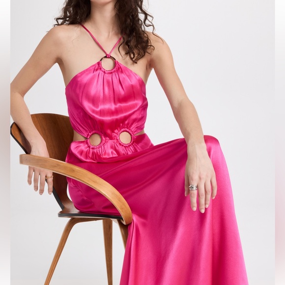 Elliatt Visitant Maxi Dress Hot Pink - Picture 4 of 6